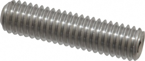 Value Collection R63263484 Set Screw: 3/8-16 x 1-1/2", Cup Point, Stainless Steel, Grade 18-8 Image