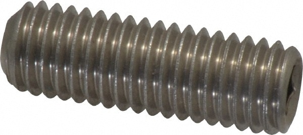 Value Collection R63263849 Set Screw: 1/2-13 x 1-1/2", Cup Point, Stainless Steel, Grade 18-8 Image