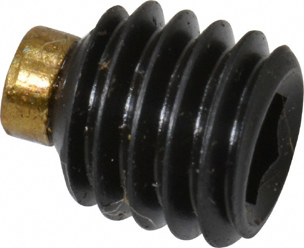 Value Collection BT-1032-187-AS Set Screw: #10-32 x 3/16", Soft Tip Point, Alloy Steel, Grade 8 Image