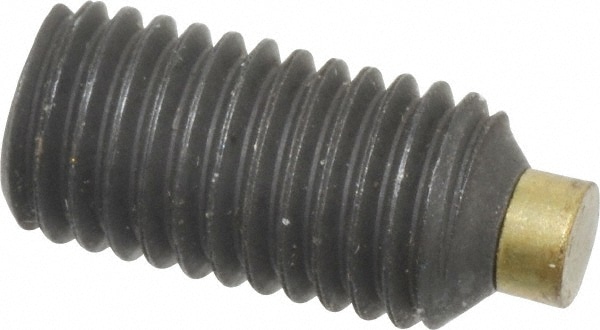 Value Collection BT-1428-500-AS Set Screw: 1/4-28 x 1/2", Soft Tip Point, Alloy Steel, Grade 8 Image