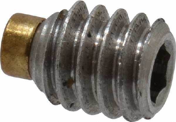 Value Collection BT-832-187-SS Set Screw: #8-32 x 3/16", Soft Tip Point, Stainless Steel, Grade 18-8 Image