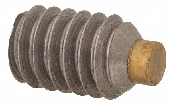 Value Collection BT-1420-375-SS Set Screw: 1/4-20 x 3/8", Soft Tip Point, Stainless Steel, Grade 18-8 Image