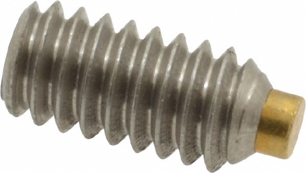 Value Collection BT-1420-500-SS Set Screw: 1/4-20 x 1/2", Soft Tip Point, Stainless Steel, Grade 18-8 Image