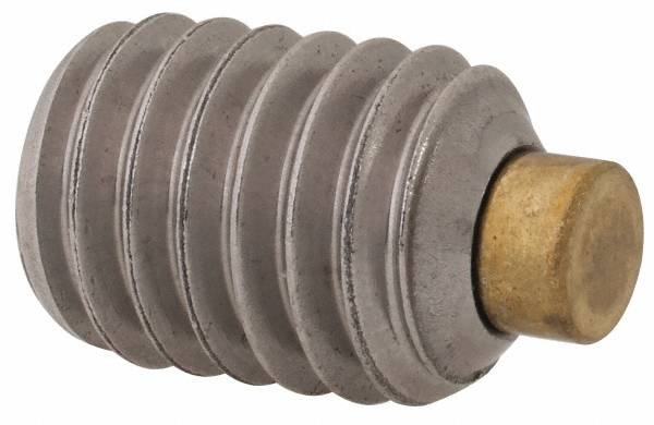Value Collection BT-3816-500-SS Set Screw: 3/8-16 x 1/2", Soft Tip Point, Stainless Steel, Grade 18-8 Image