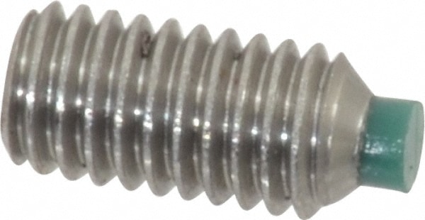 Value Collection NT-1032-375-SS Set Screw: #10-32 x 3/8", Soft Tip Point, Stainless Steel, Grade 18-8 Image