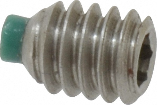 Value Collection NT-1420-312-SS Set Screw: 1/4-20 x 5/16", Soft Tip Point, Stainless Steel, Grade 18-8 Image