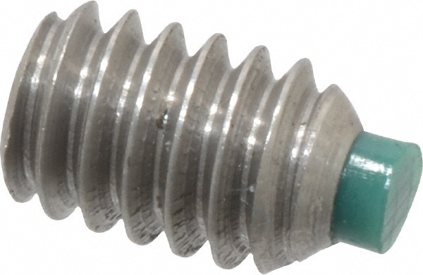 Value Collection NT-1420-375-SS Set Screw: 1/4-20 x 3/8", Soft Tip Point, Stainless Steel, Grade 18-8 Image