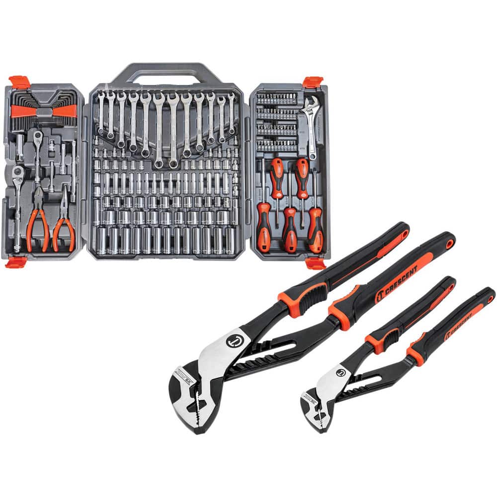 Crescent Combination Hand Tool Sets; Set Type: Mechanic's Tool; Number Of  Pieces: 182; Measurement Type: Inch, Metric; Container Type: None  67279224 MSC Industrial Supply