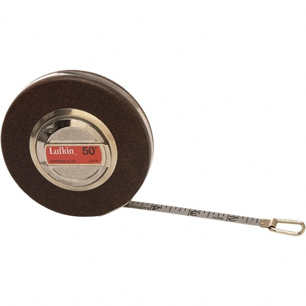 Lufkin TC213N Tape Measure: 50 Long, 3/8" Width, White Blade 