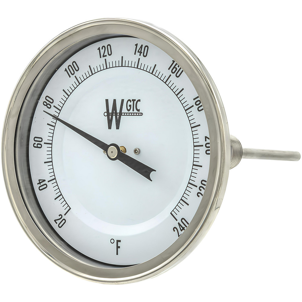 WGTC Bimetal & Dial Thermometers; Accuracy () 1.00; Connection