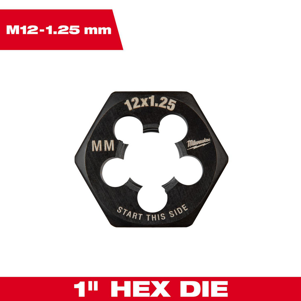 Milwaukee Tool | Milwaukee Hex Rethreading Die: Right Hand, No Carbon Steel | Part #49-57-5361