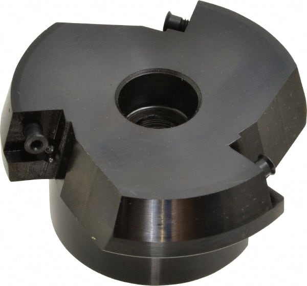 Cutting Tool Technologies SCNM-520 3" Cut Diam, 1" Arbor Hole, 0.45" Max Depth of Cut, 15° Indexable Chamfer & Angle Face Mill 
