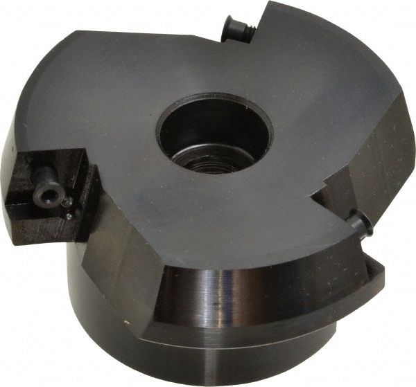 Cutting Tool Technologies SCNM-520 3" Cut Diam, 1" Arbor Hole, 0.45" Max Depth of Cut, 15° Indexable Chamfer & Angle Face Mill Image