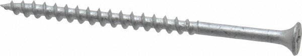 9 X 2-1/2 In. Bugle Head Square & Phillips Deck Screws - Steel Ceramic Type 17 Coarse Threads 500qty