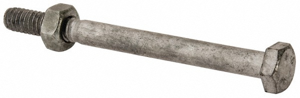 Value Collection 1448BMGNFG Hex Head Bolt: 1/4-20, 3" Length Under Head, Steel, Grade 2 Image