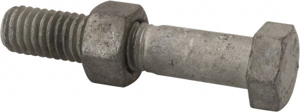 Value Collection 3GBM906C0200 Hex Head Bolt: 3/8-16, 2" Length Under Head, Steel, Grade 2 Image