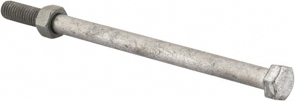 Value Collection 37104BMGNFG Hex Head Bolt: 3/8-16, 6-1/2" Length Under Head, Steel, Grade 2 Image