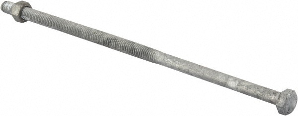 Value Collection 37160BMGNFG Hex Head Bolt: 3/8-16, 10" Length Under Head, Steel, Grade 2 Image