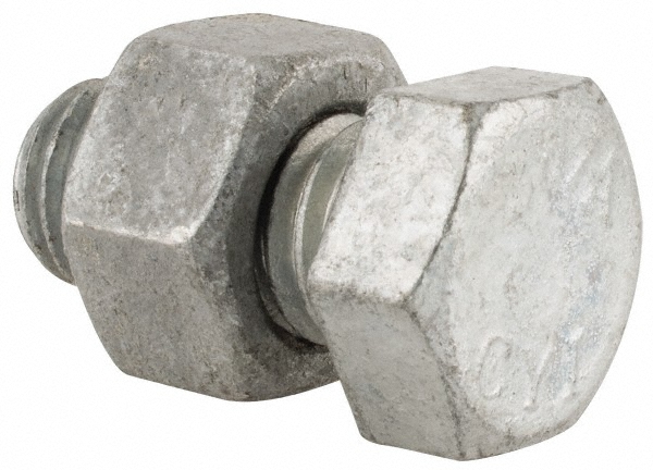 Value Collection 5016BMGNFG Hex Head Bolt: 1/2-13, 1" Length Under Head, Steel, Grade 2 Image