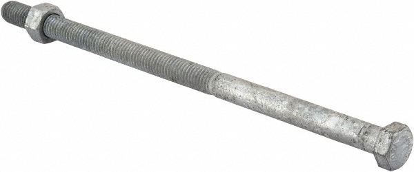 Value Collection 50160BMGNFG Hex Head Bolt: 1/2-13, 10" Length Under Head, Steel, Grade 2 Image