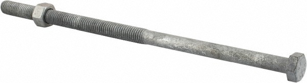 Value Collection 3GBM908C1100 Hex Head Bolt: 1/2-13, 11" Length Under Head, Steel, Grade 2 Image