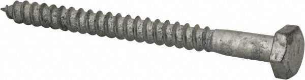 Value Collection 3GBL9040300 1/4" Screw, 3" Length Under Head, Steel, Hex Head Lag Screw Image