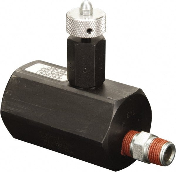 Enerpac V66F Hydraulic Control Pilot Operated Check Valve: 3/8-18 Inlet, 1.94 GPM, 10,000 Max psi 