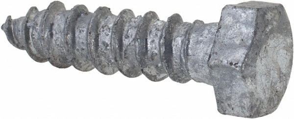 Value Collection 3GBL9060108 3/8" Screw, 1-1/2" Length Under Head, Steel, Hex Head Lag Screw Image
