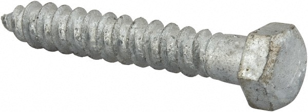 Value Collection 3GBL9060208 3/8" Screw, 2-1/2" Length Under Head, Steel, Hex Head Lag Screw Image