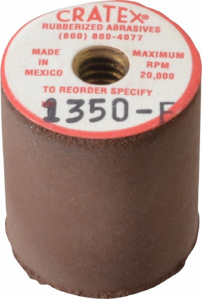 7/8" Max Diam x 1" Long, Cylinder, Rubberized Point