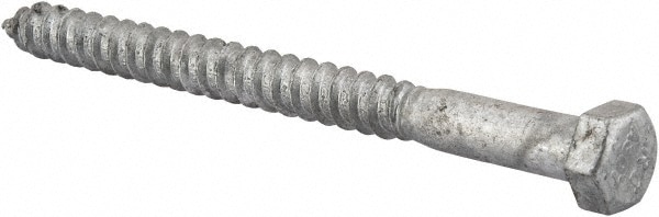 Value Collection 3GBL9060408 3/8" Screw, 4-1/2" Length Under Head, Steel, Hex Head Lag Screw Image