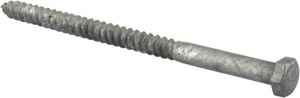 Value Collection R52001193 3/8" Screw, 6" Length Under Head, Steel, Hex Head Lag Screw Image