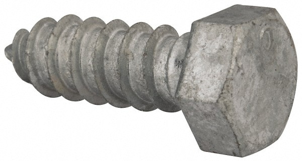 Value Collection 5024LG 1/2" Screw, 1-1/2" Length Under Head, Steel, Hex Head Lag Screw Image