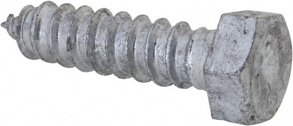 Value Collection 3GBL9080200 1/2" Screw, 2" Length Under Head, Steel, Hex Head Lag Screw Image