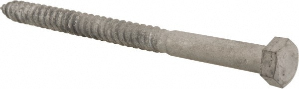 Value Collection 3GBL9080700 1/2" Screw, 7" Length Under Head, Steel, Hex Head Lag Screw Image