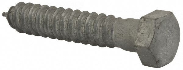 5/8" Screw, 3-1/2" Length Under Head, Steel, Hex Head Lag Screw