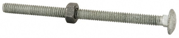 Value Collection 3GBC904C0400 Carriage Bolt: 1/4-20, 4" Length Under Head, Square Neck Image