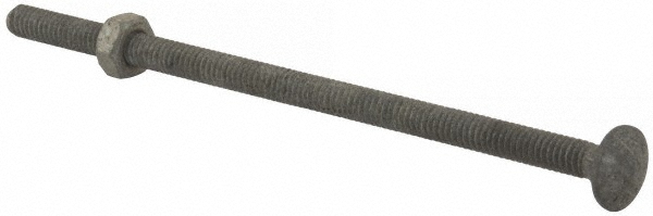 Value Collection 3GBC904C0508 Carriage Bolt: 1/4-20, 5-1/2" Length Under Head, Square Neck Image