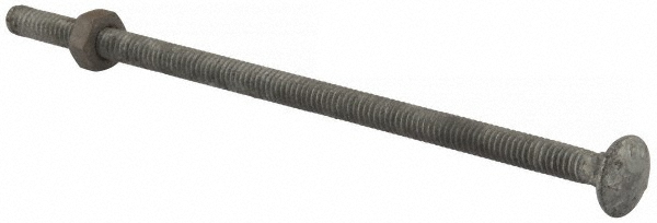 Value Collection 3GBC904C0600 1/4-20 UNC 6" Length Under Head, Standard Square Neck, Carriage Bolt Image