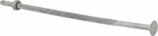 Value Collection 14128CGNFG Carriage Bolt: 1/4-20, 8" Length Under Head, Square Neck Image