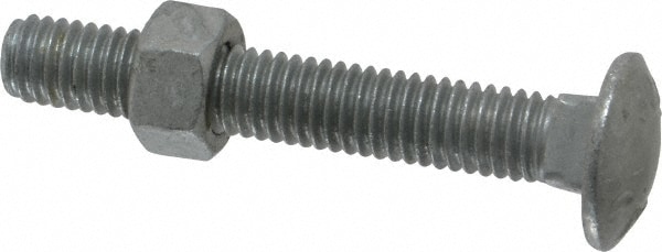 Value Collection R52001180 3/8-16 UNC 2-1/2" Length Under Head, Standard Square Neck, Carriage Bolt Image