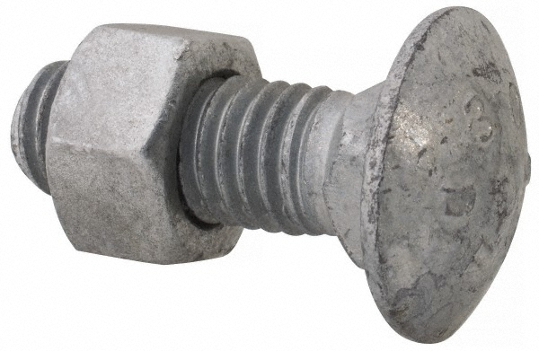 Value Collection 3GBC908C0108 Carriage Bolt: 1/2-13, 1-1/2" Length Under Head, Square Neck Image