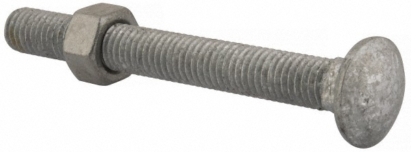 Value Collection 5072CGNFG Carriage Bolt: 1/2-13, 4-1/2" Length Under Head, Square Neck Image