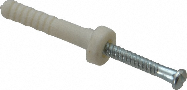 3/16" Diam, 3/16" Drill, 1" OAL, 2" Min Embedment Hammer Drive Concrete Anchor