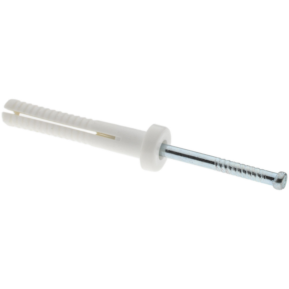 1/4" Diam, 1/4" Drill, 1-1/2" OAL, Hammer Drive Concrete Anchor