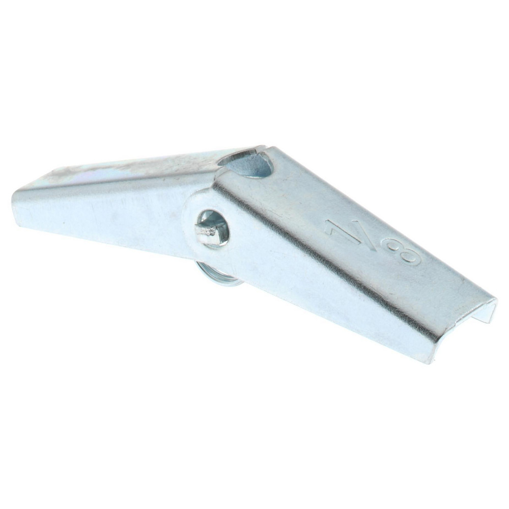 1/8" Dia x 4" OAL, 1/8" Screw, Steel Toggle Bolt Drywall & Hollow Wall Anchor - 310 Lb Capacity, Use in Concrete/Masonry, Hollow Tile, Plaster, Wallboard