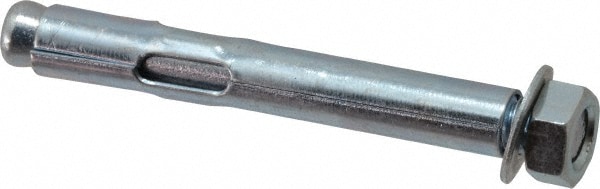 Value Collection NFC56080 Hammer Drive Concrete Anchor: 3/8" Dia, 3" OAL, 1-1/4" Min Embedment Image