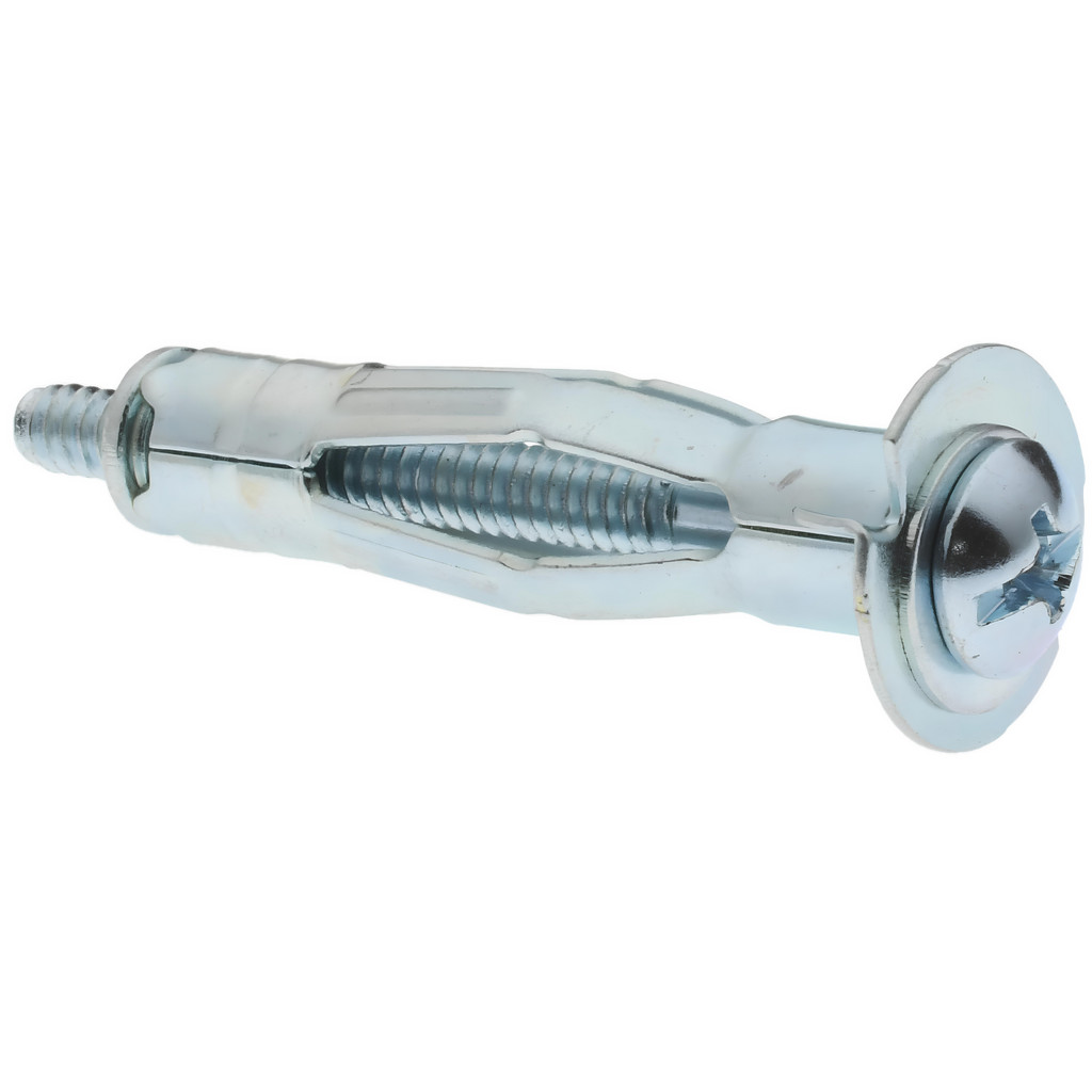 Value Collection NFC6720 1/8" Diam x 1-1/4" OAL, 5/16" Screw, Steel Sleeve Drywall & Hollow Wall Anchor Image