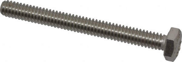 Value Collection 207577 Hex Head Cap Screw: 1/4-20 x 2-1/2", Grade 18-8 Stainless Steel Image