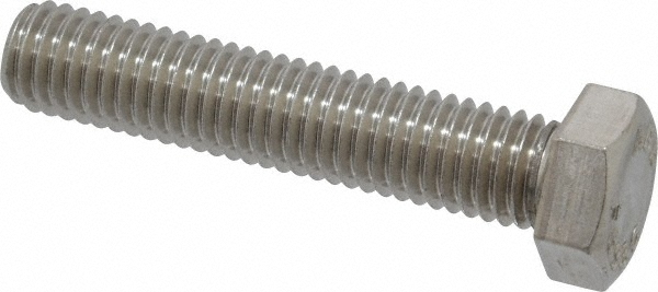 Value Collection 207502 Hex Head Cap Screw: 1/2-13 x 2-1/2", Grade 18-8 Stainless Steel Image
